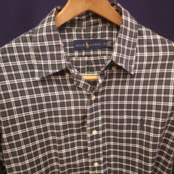 Ralph Lauren long-sleeve button-down large - Picture 6 of 6